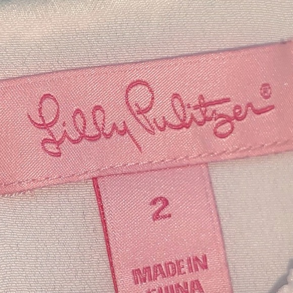 Lilly Pulitzer Marlissa Shift Resort White Jumbo Floral
Scallop Lace Dress, SZ 2 - Picture 16 of 16